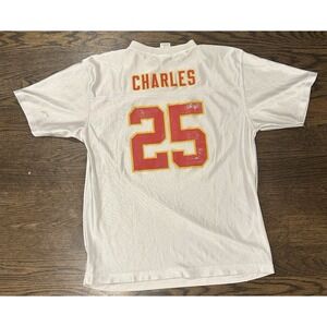 Kansas City Chiefs Youth Jersey Size XL 25 Charles Football NFL Fair